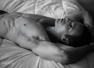 in meditation implied nude photo by model josh