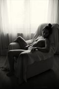 in the armchair artistic nude photo by model lileya