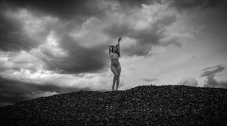 in the clouds artistic nude photo by photographer bob j