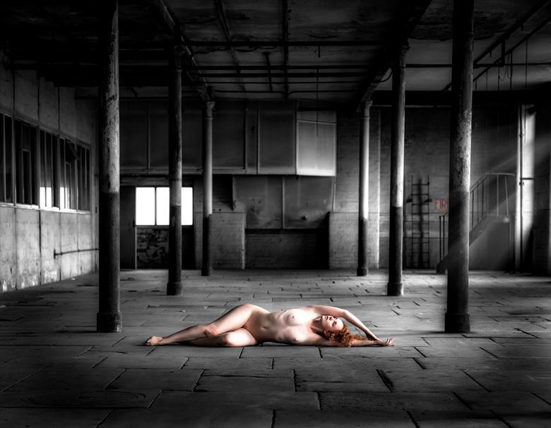 in the old warehouse artistic nude artwork by photographer neilh
