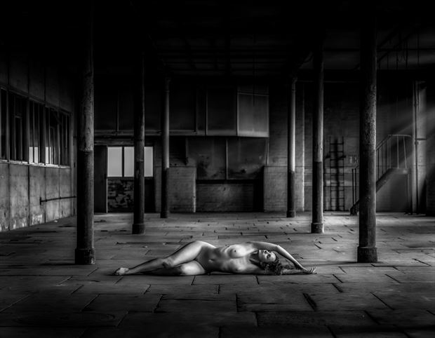 in the old warehouse artistic nude artwork by photographer neilh