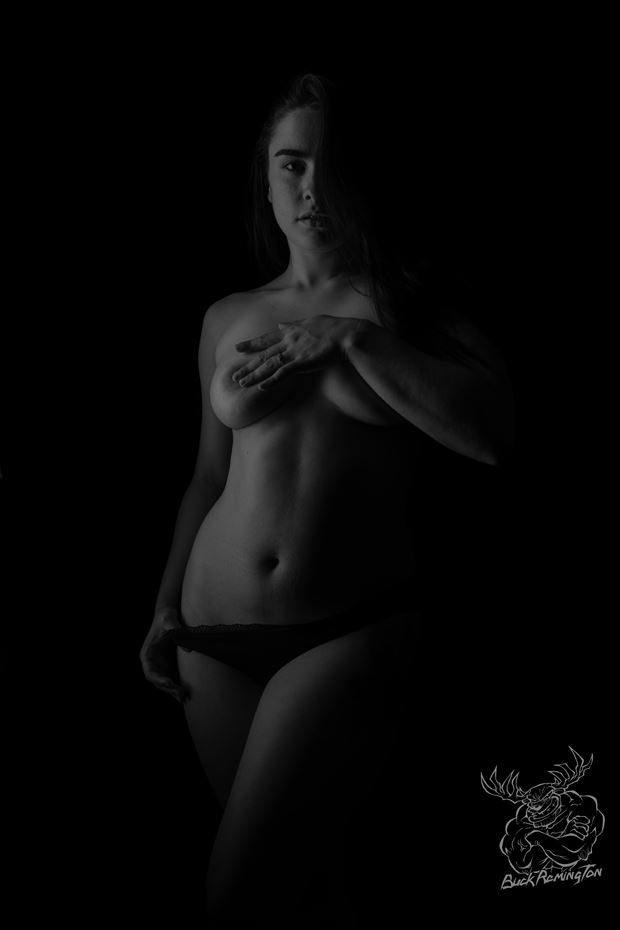 in the shadows artistic nude photo by model ahriheart