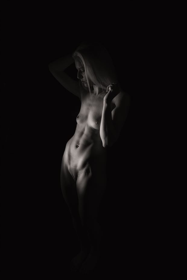 in the shadows artistic nude photo by photographer visionsmerge