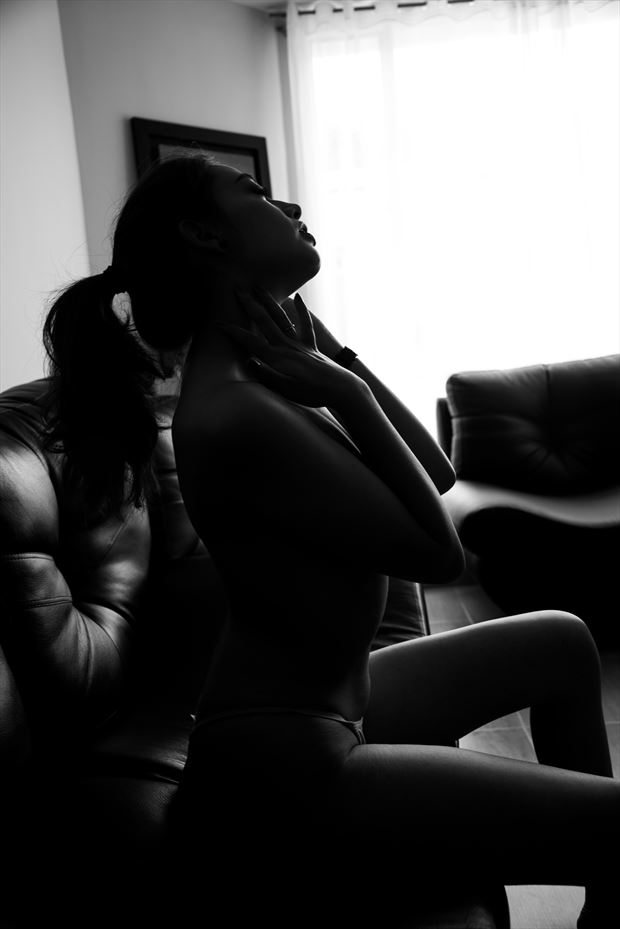 in the shadows sensual photo by photographer keney