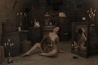 in the wine cellar artistic nude photo by photographer robert koudijs