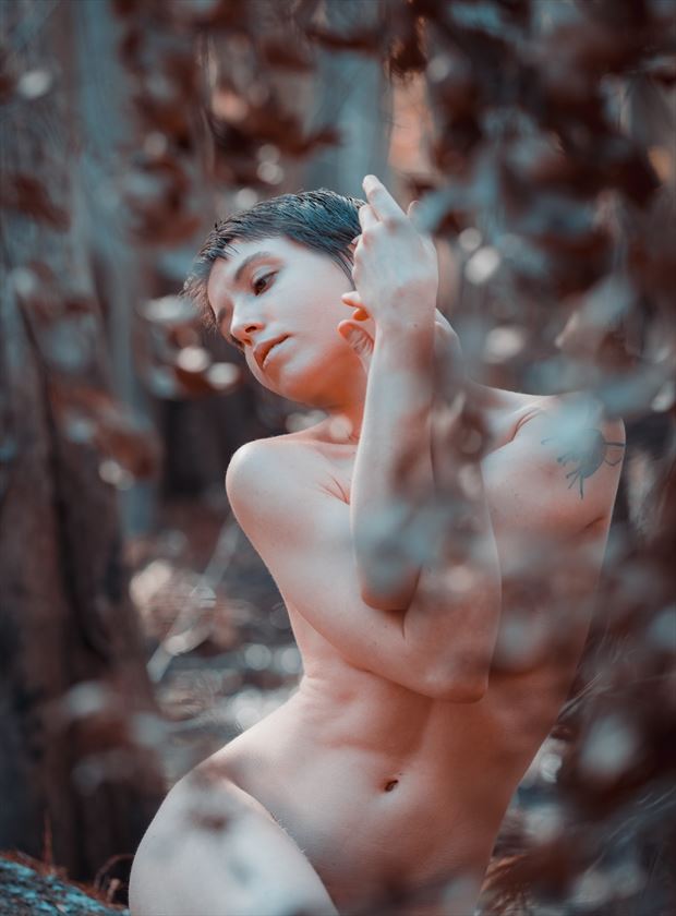 in the woods artistic nude photo by photographer ccw photography