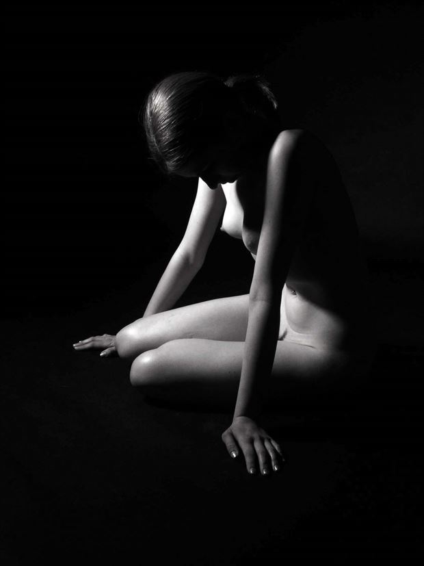 in thought artistic nude photo by photographer lsf photography