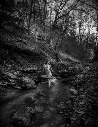 indigenous bathing beauty artistic nude artwork by photographer holman rawls
