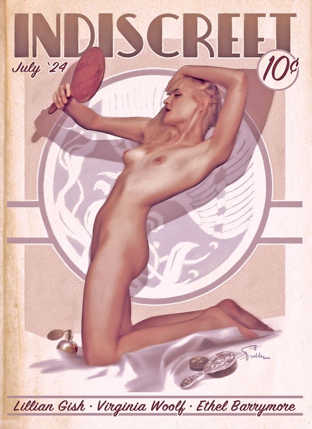 indiscreet artistic nude artwork by artist van evan fuller