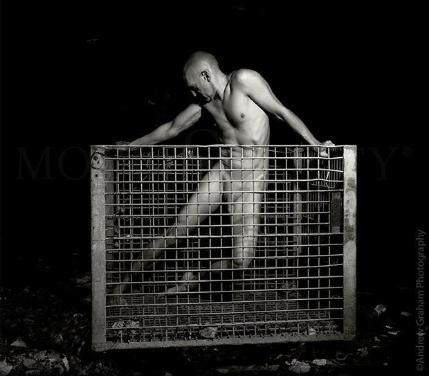 inhibition artistic nude photo by model avid light