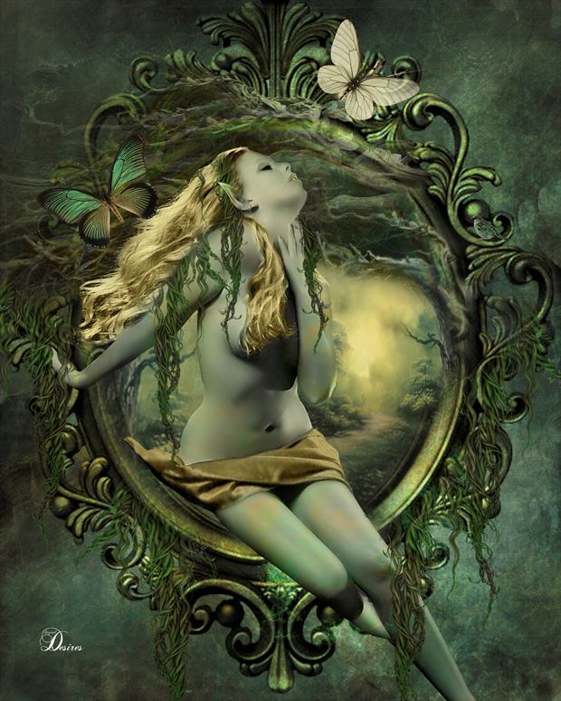 into the outer world nature artwork by artist digital desires
