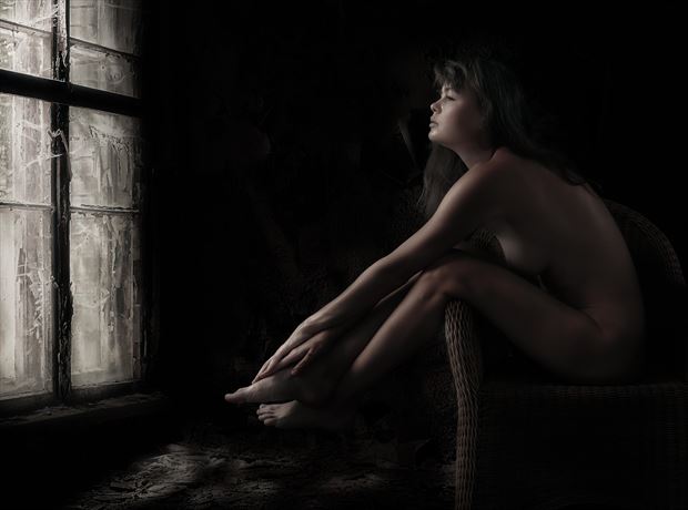 irena in the window artistic nude photo by photographer thatzkatz