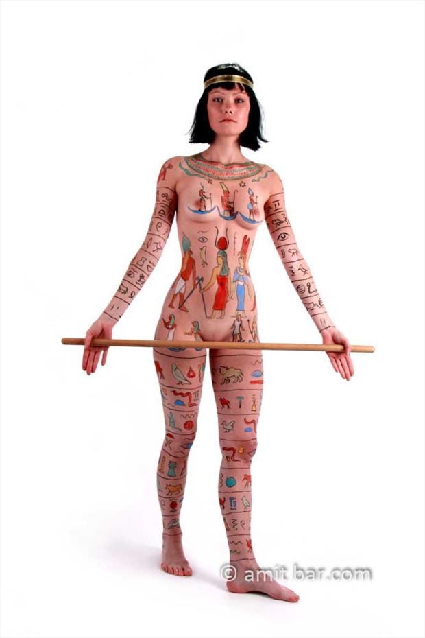isis i body painting artwork by photographer bodypainter
