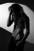 jeans self portrait artistic nude photo by model benjamin hull