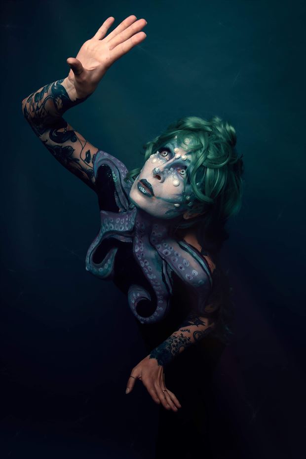 jellyfish body painting photo by photographer moonlightphoto