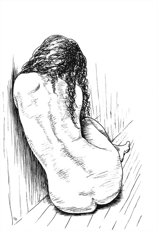jen alienation artistic nude artwork by artist subhankar biswas