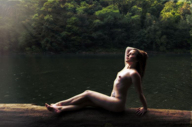 jessie catching some sun artistic nude photo by photographer daniel l friend