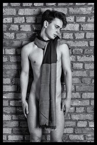 josh with scarf artistic nude photo by photographer town crier photos
