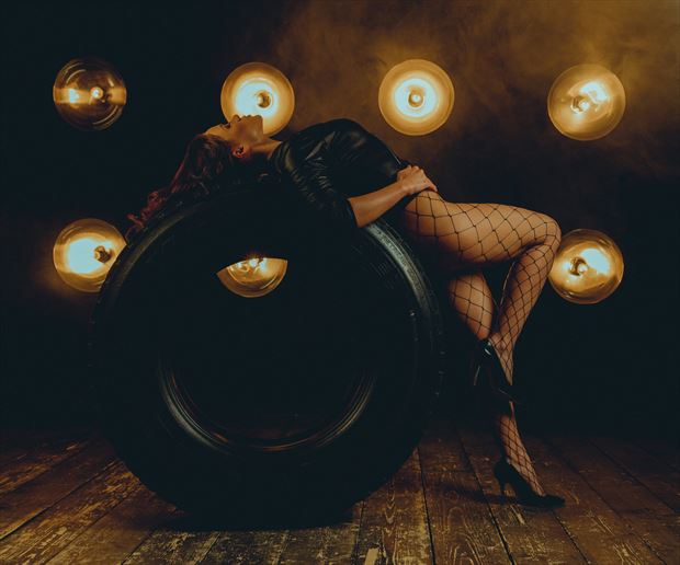 july romanova tyre lingerie photo by photographer jhp