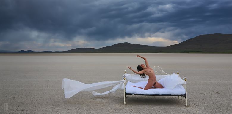 katlyn lacoste on the playa artistic nude photo by photographer james landon johnson
