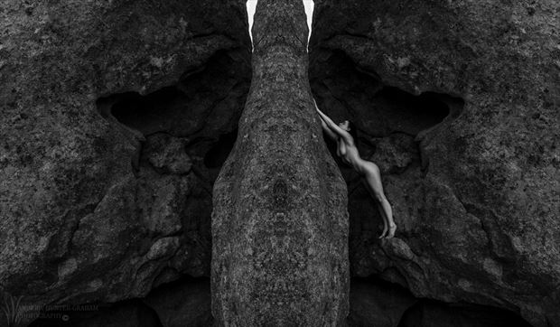 kaysea nude in a mirrored nature artistic nude artwork by photographer environude