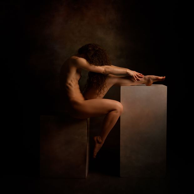 keira shadowed on the boxes artistic nude photo by photographer doc list