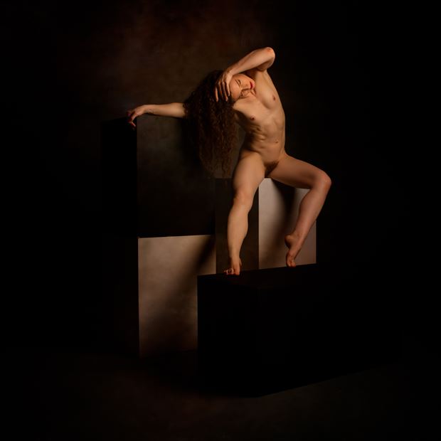 keira strong on the boxes artistic nude photo by photographer doc list