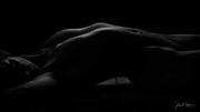 kissed with light artistic nude photo by photographer justin mortimer