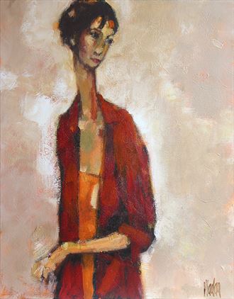 la femme expressive portrait artwork by artist vladani