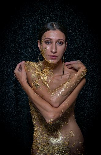 lady glitter two artistic nude artwork by photographer bacomer