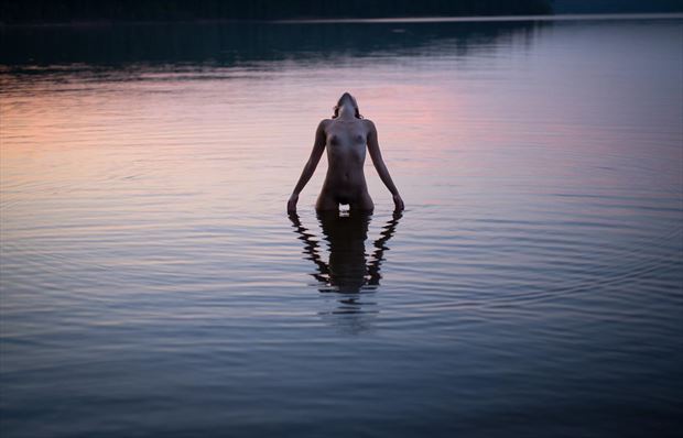 lady of the lake artistic nude photo by model perrinmarie