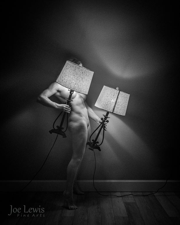 lamps artistic physique artistic nude photo by photographer joe lewis fine arts