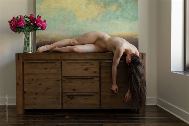 lana artistic nude photo by photographer claude frenette