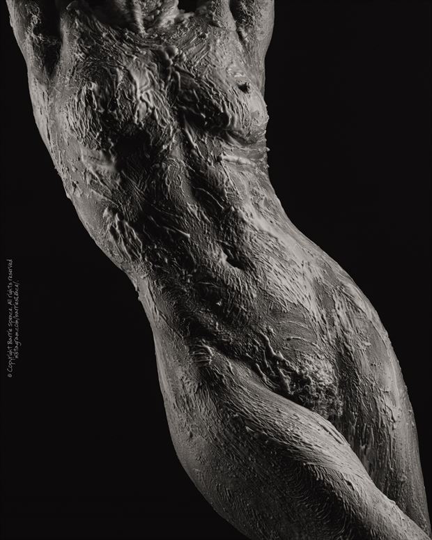 lathered artistic nude photo by photographer barrie