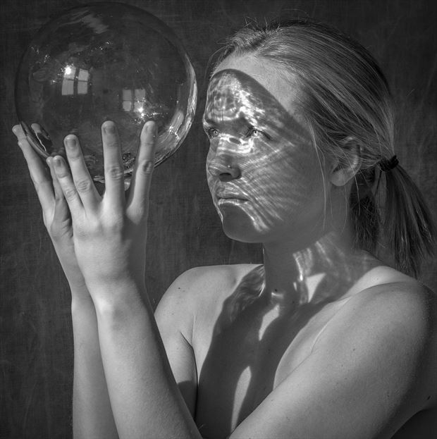 lauren with glass ball beverly ma 2017 portrait photo by photographer scott ryder