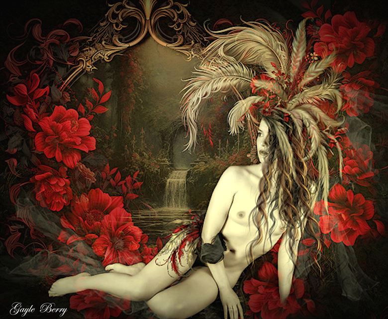 lavish beauty artistic nude artwork by artist gayle berry