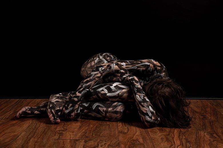 le corps et la toile artistic nude photo by photographer claude frenette