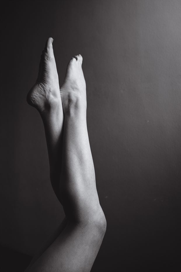 legs up artistic nude artwork by photographer brendan louw