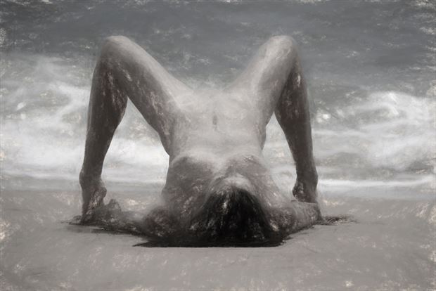 let the sea water come artistic nude photo by photographer henk aalberts photography