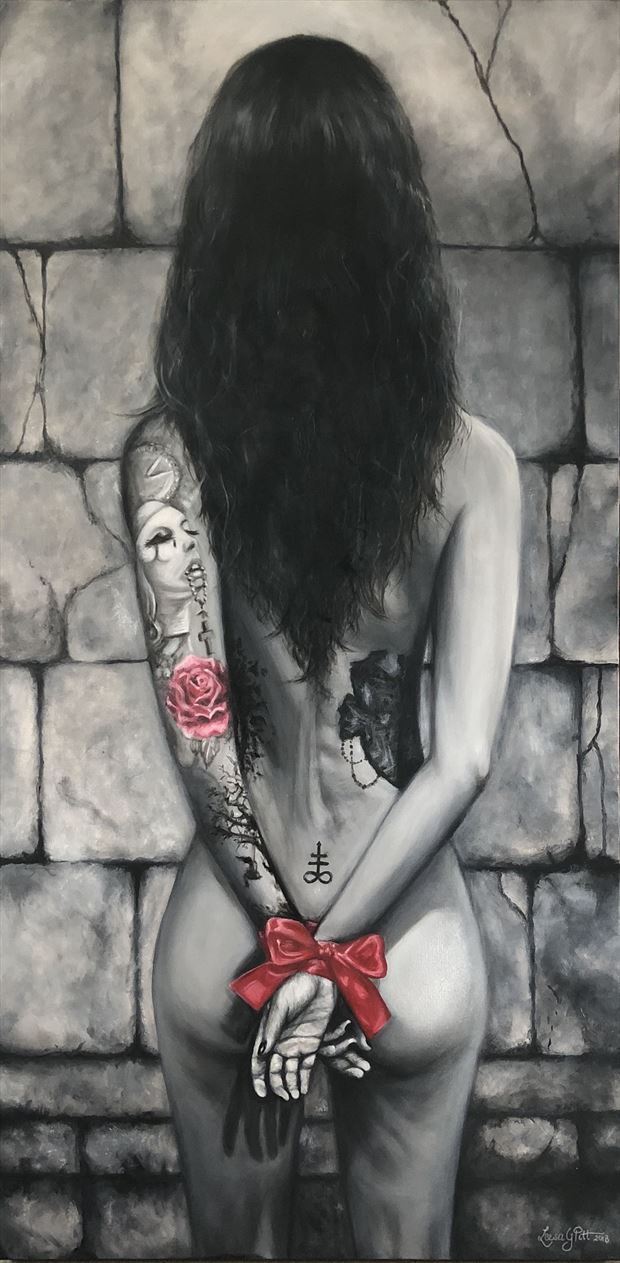 liberte de la femme artistic nude artwork by artist leesa gray pitt