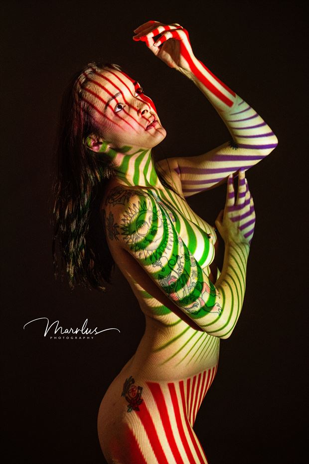 light bath artistic nude photo by photographer marvlus art