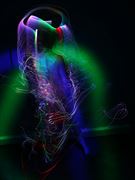 light painting artistic nude photo by photographer comet photos