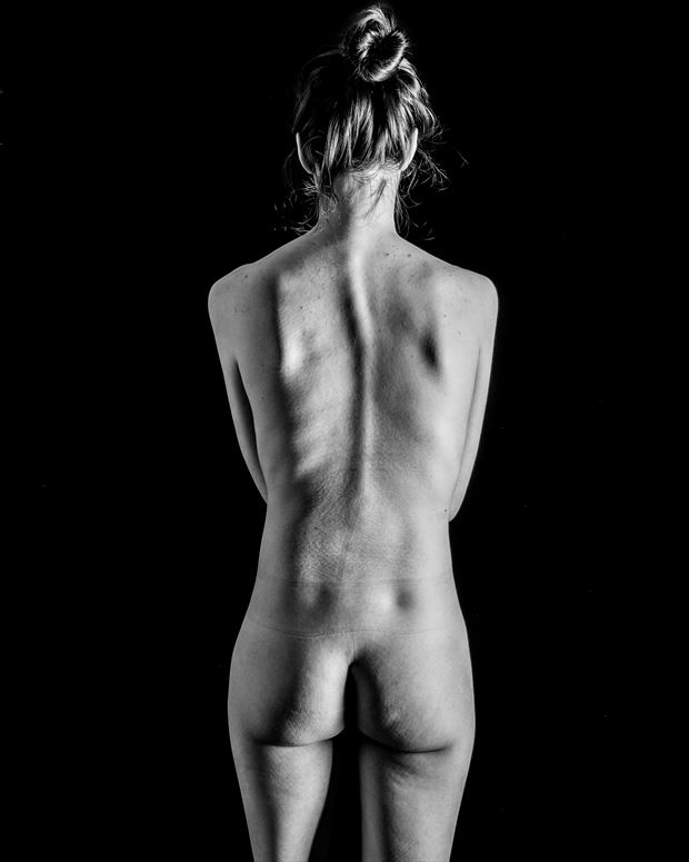 lines artistic nude artwork by model vittoria