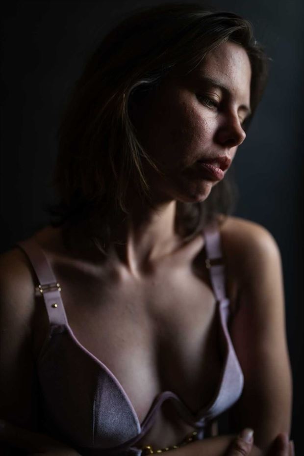 lingerie portrait photo by model aferlysunflower
