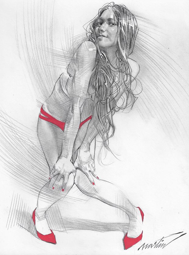 lingerie sensual artwork by artist james martin 
