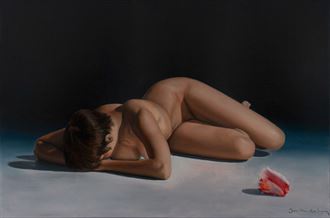 lobatus gigas artistic nude artwork by artist jean pierre leclercq