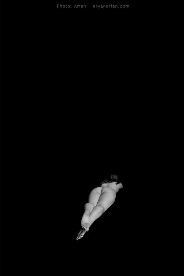 lonely in darkness artistic nude photo by photographer arian