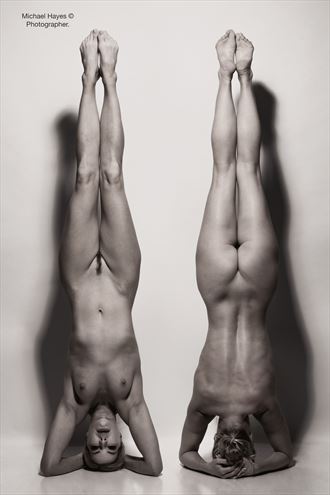 look at life from both sides artistic nude photo by photographer michael hayes