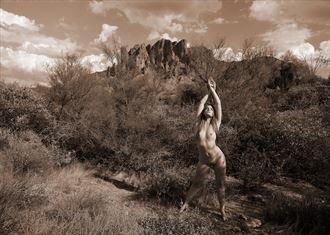 lost dutchman state park az artistic nude photo by photographer ray valentine