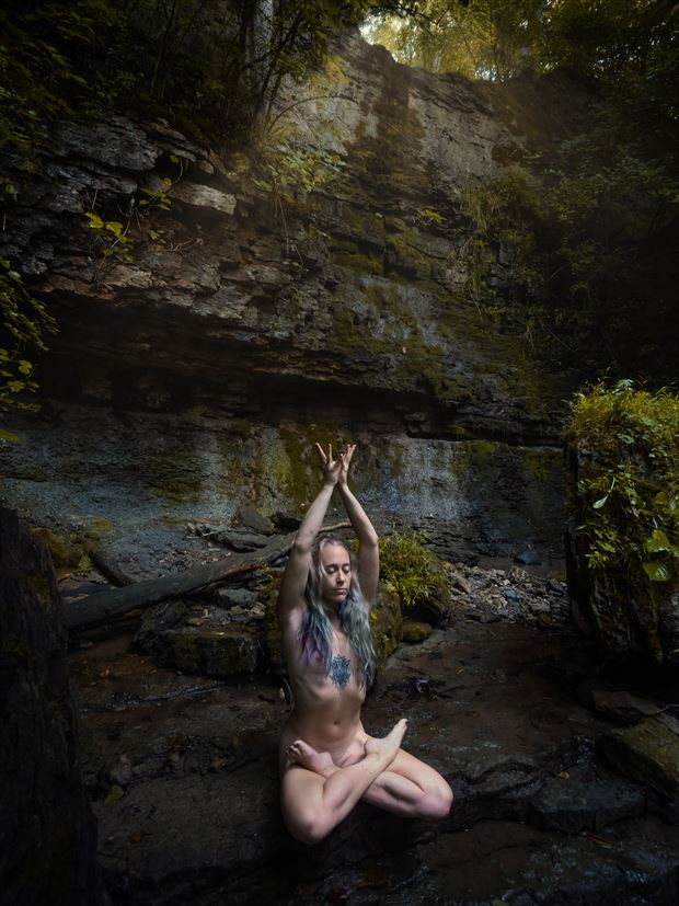 lotus pose tattoos photo by model lindsay nova